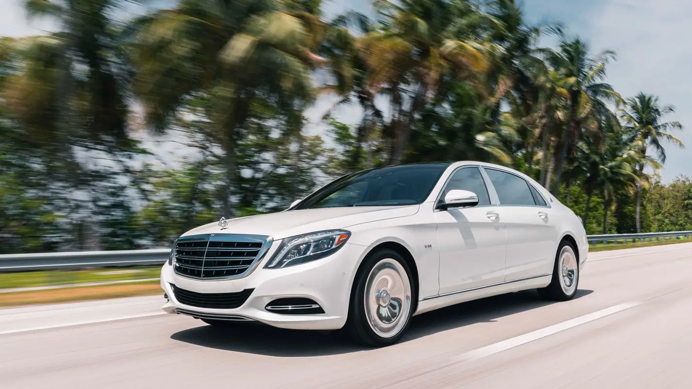 Luxurious interior of the Mercedes-Benz S-Class