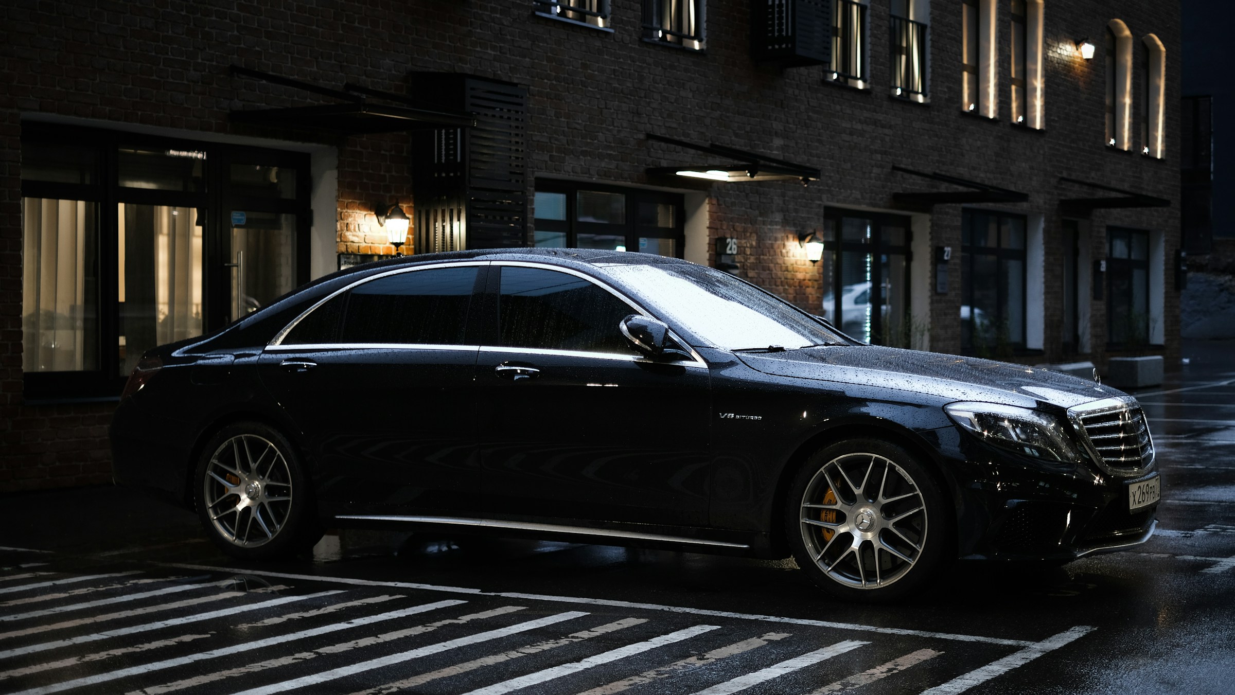Hero Image Containing Black Mercedes Benz