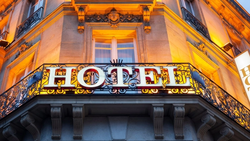 Front of Luxuary Hotel